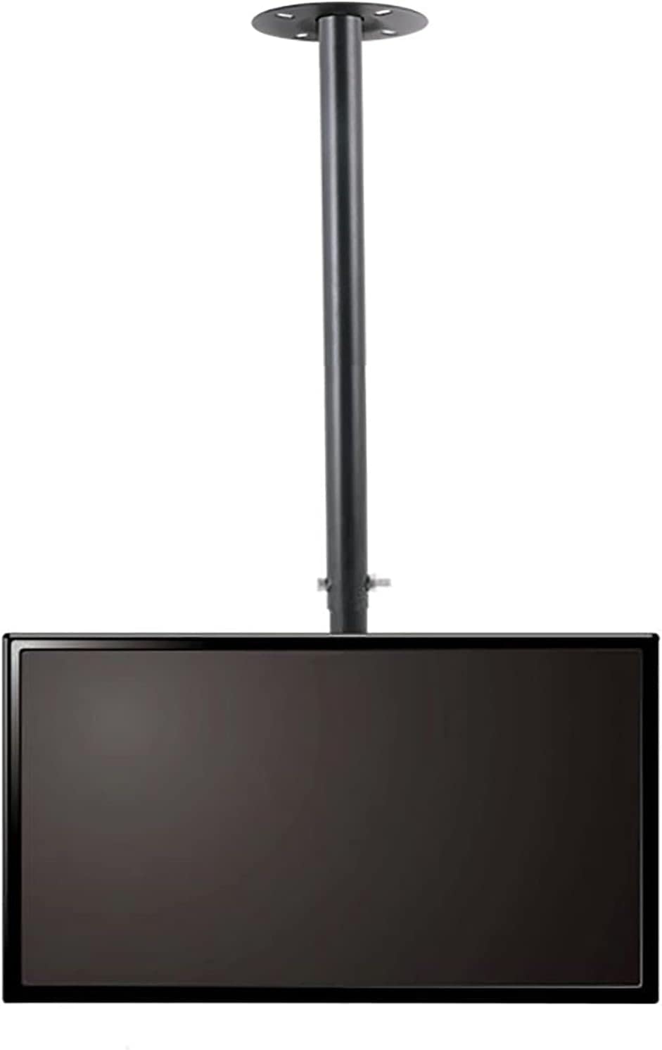 Staffa di montaggio a soffitto per 32 TV da 75 pollici, inclinabile, girevole, supporto telescopico, capacità 69,9 kg, facile da montare