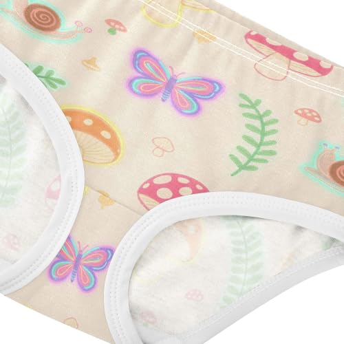 Cotton Panties Hipster Triangle Panties Breathable Underwear for Kids in Sizes 2T,3T, 4T, 5T, 6Y and 8Y4
