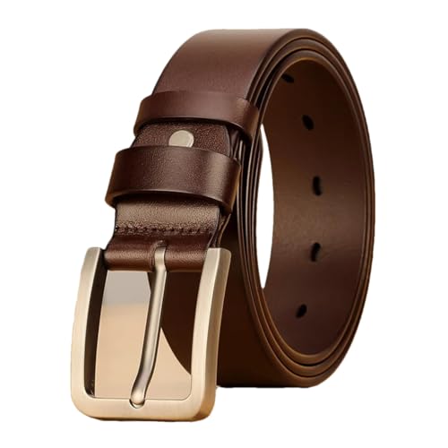 Men Faux Leather Belt Alloy Pin Buckle Casual Men's Work Business And Jeans Belts