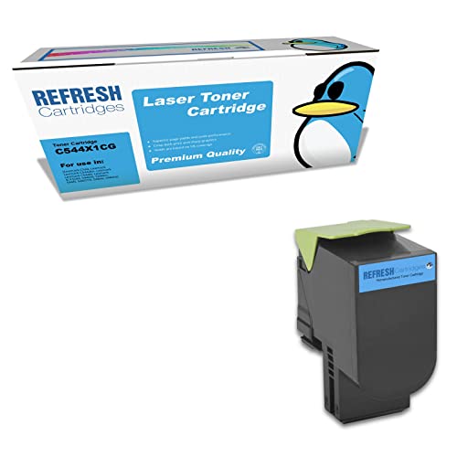 Preisvergleich Produktbild Refresh Cartridges Wiederaufgearbeitete Tonerkartusche für Lexmark C544X1CG (Cyan)