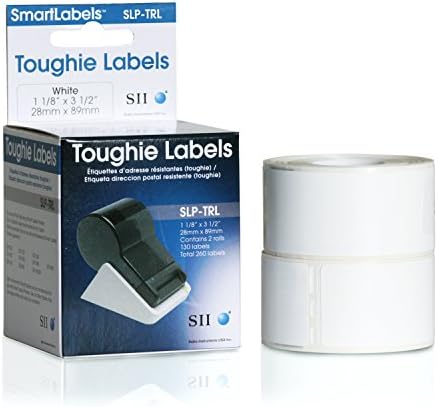 Seiko Instruments Toughie Labels Resist Tearing annd Liquids for Smart Label Printers (SLP-TRL)