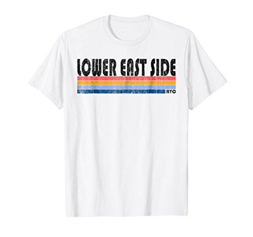 Vintage 1980s Style Lower East Side NY T Shirt