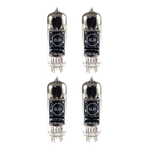 4 Pcs EL84 Board Matched Current Four (4) Vacuum Tubes -