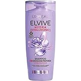 L'Oréal Paris Elvive Champú Hialurónico Puro para el cuero cabelludo y raíces grasas, longitudes deshidratada