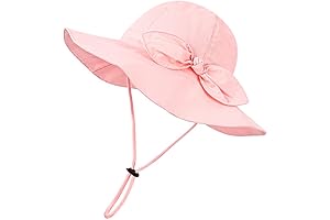 Toddler Kids Baby Girl 0-6 Months Breathable Sun Hat Cotton Foldable 50+ SPF