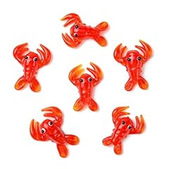 Lobster Lampwork Beads_10 pcs