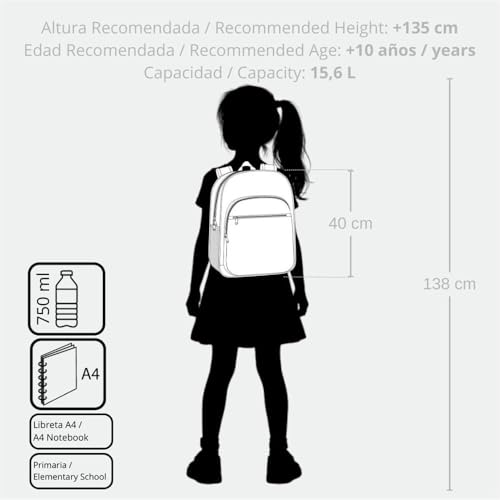 Miniatura 5 de Joumma Disney Frozen In This Together Mochila Escolar Adaptable a Carro Lila 30x40x13 cm Poliéster 15,6L