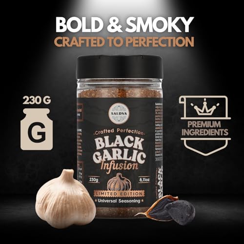 Steak House Collection Premium Seasonings - Schwarzer Knoblauch, Trüffel, Steak King & SPG BBQ Rubs | 4 Stück | Gourmet Grill Geschenk | 100% natürlicher Geschmacksschub