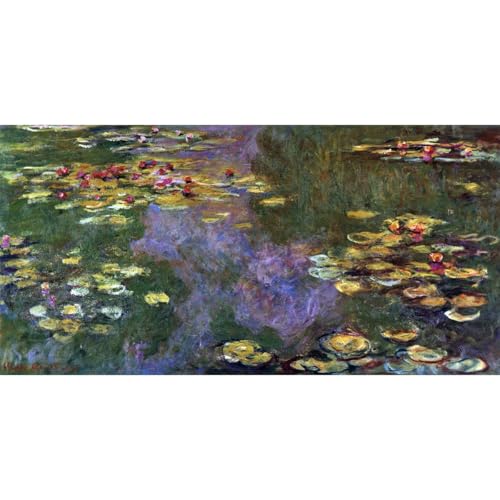 Étang aux nénuphars Giverny Monet toile pour un salon lumineux et apaisant