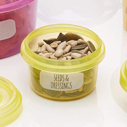KitchenCraft Healthy Eating Portion Control Pots (Set of 7), Multi-colour, 9.5 x 7.5 x 16.5 cm