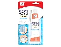 Algopix Similar Product 16 - Silicone Sealant, Clear, Waterproof, 70g