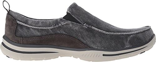 Skechers Men's Relaxed Fit Elected Drigo Slip-On Loafer,Charcoal,13 3E US | Image 2