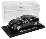  Herpa Porsche Panamera Turbo G2 2. Generation Grau Schwarz Ab 2016 1/43 Modell Auto