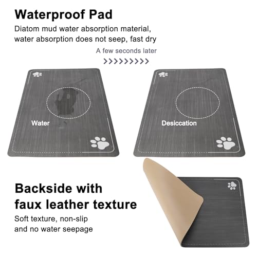 RIZZARI Bebedouro automático para animais de estimação, dispensador de água com base elevada para ga