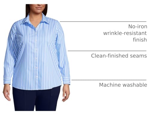 Image of Lands' End Women's Pinwale Cord Long Sleeve Shirt