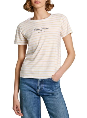 Pepe Jeans Elba Camiseta, Yellow (Cornish Yellow), L para Mujer