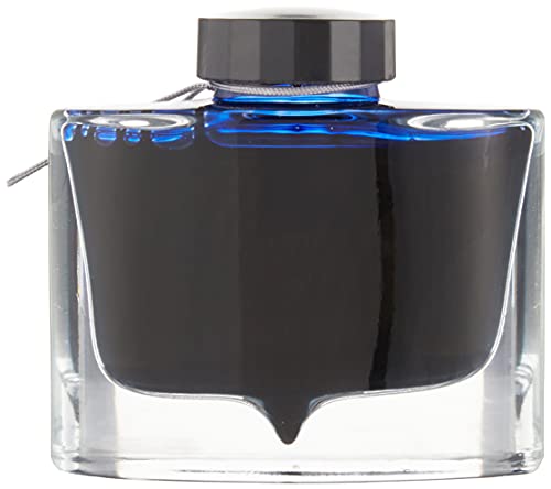 Image of Pilot Iroshizuku Bottled Fountain Pen Ink, Shin-Kai, Deep Sea, Blue Black (69225)