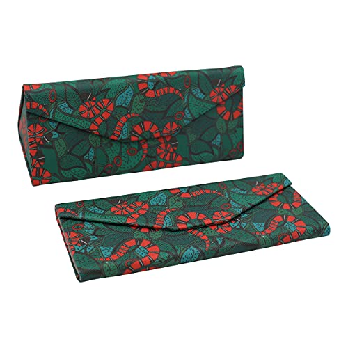 Image of Real Sic Glasses Case for Men and Women - Magnetic Folding Hard Shell Sunglass Holder - Inspired by Adorable Animals