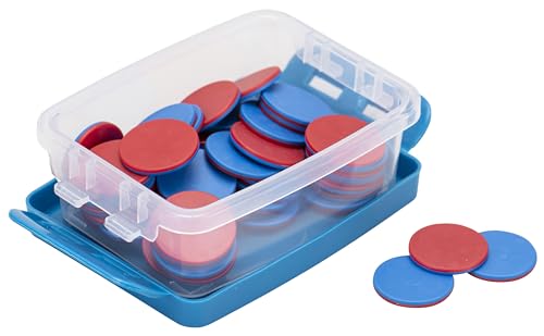 Betzold Wendeplättchen – Mathematik-Lehrmittel Grundschule Rechnen lernen rot blau