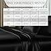 DECOLURE Satin Bed Sheets - 4 Piece Luxury Silky Queen Size Bedding Set - Softer Than Silk, Wrinkle-Free with 15” Deep Pocket Fitted Sheet, Perfect for Hair & Skin, Gifts for Women (Black)