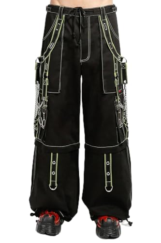 パンツ TRIPP NYC LLIC SILVER BIOTECH PANT Tripp NYC Metallic Biotech Pants [BLACK/SILVER] – VampireFreaks