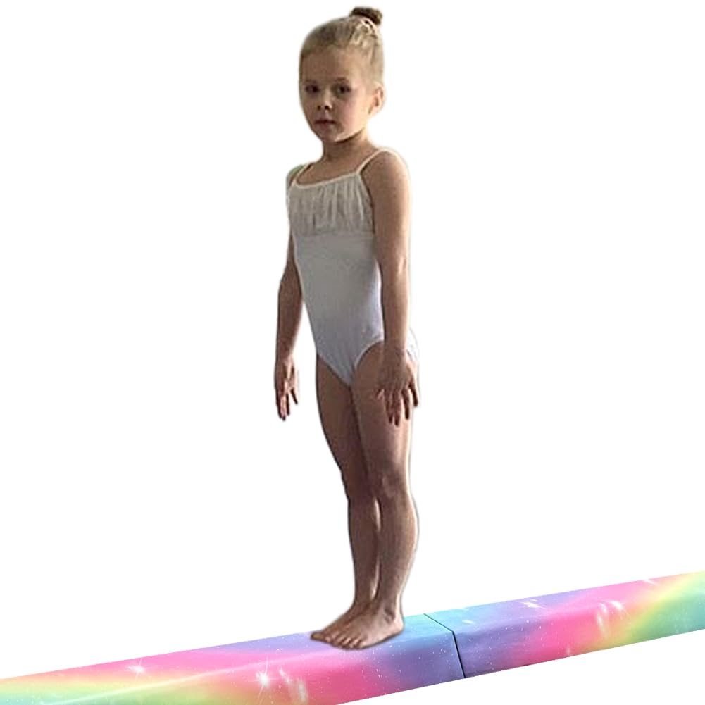 HomeSun Schwebebalken 240cm Faltbar Balance Beam Gymnastik Balance-Balken Gymnastikbalken Übung Fitness Training Turnen für Zuhause
