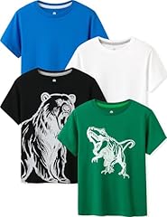 White, Green Dino, Blue, Black Bear