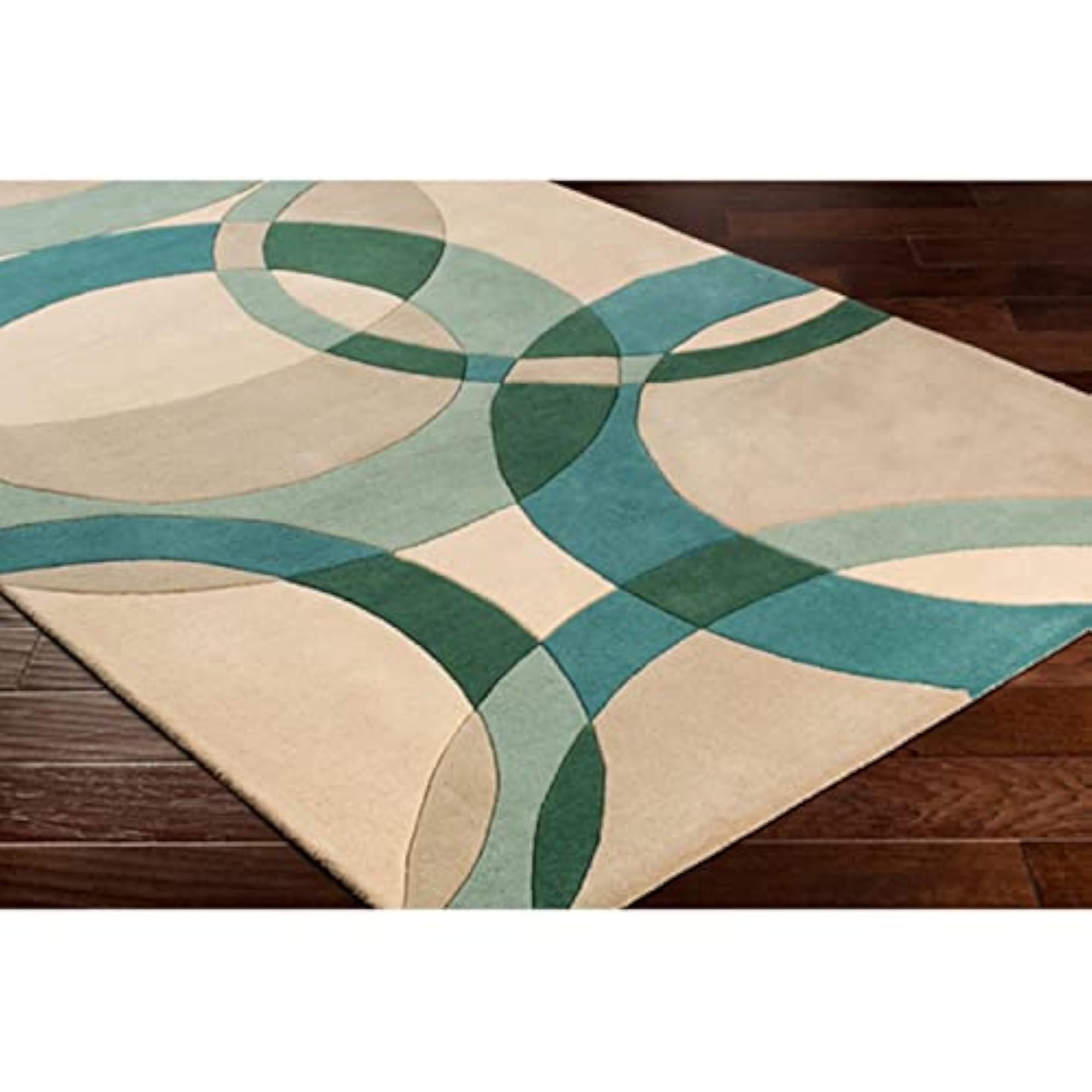 Handmade Wool & Blend Carpet, Multicolor