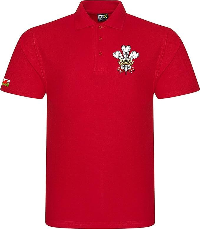 Wales Welsh Cymru Adults Rugby Polo Shirt, Exclusive Retro Vintage ...