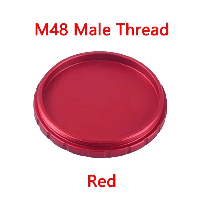 Tapa M48 rosca macho contra polvo para accesorios de telescopio astronómico 2