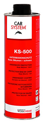 Carsystem Underbody Protection KS 500 Black Bituminous Base 1 Litre 126.034