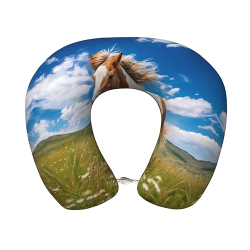 Almohada cuello espuma viscoelástica tamaño viajero miniatura 1