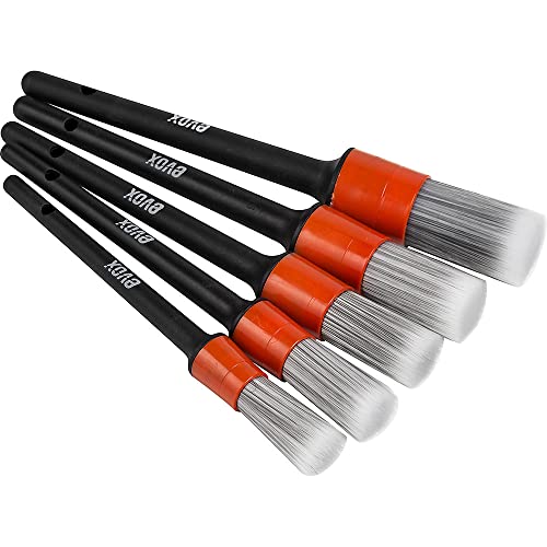 Kit 5 Pincéis para Detalhamento Automotivo Interno Evox