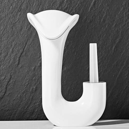 Mitigeur lavabo cascade en laiton blanc avec commande précise - 5