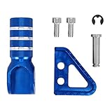  Outbit Extensión de ampliación del Pedal de Freno - Motocicleta CNC Pedal de Freno Trasero Extensión de ampliación Punta de la Palanca de Cambio de Marchas(Azul)