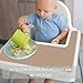 High Chair Placemat for IKEA Antilop Baby High Chair, Silicone Placemats, High Chair Tray Finger Foods Placemat for Boys and Girls, Babies, Toddlers (Natural)