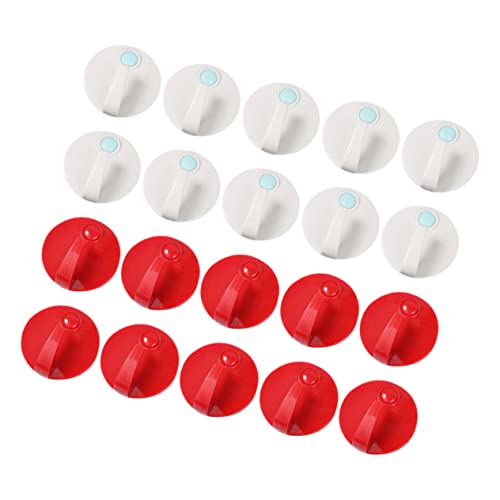 Tofficu 20Piezas Autoadhesivos Para Pared Color y Colgantes Para Hogar Sin Taladrar Para Cocina y Decoración Resistentes y Fáciles