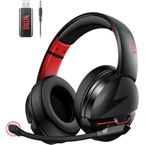 acer Auriculares inalámbricos para juegos, PS5 con 2.4 GHz para PS5, PS4, PC, Switch, Bluetooth 5.3 + 100 horas auriculares para juegos con micrófono de cancelación de ruido para laptop, móvil, Mac