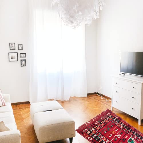 Small Tribal Area Rugs For Indoor Entryway | Woven Kilim Runner Carpet For Aesthetic Baths Or Kitchens|2X3 Feet (27X46 Inch)| Lightweight Accent Rug #TOP2