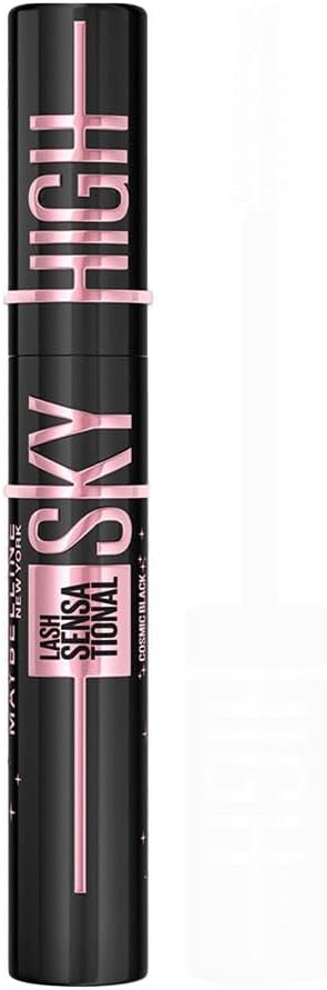 Maybelline New York Lash Sensational Sky High Cosmic Black Mascara & Mini Tattoo Liner Gel Pencil Makeup Set