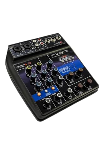 Mdx-999X Stüdyo Kayıt Mikseri, Ses Kartlı, +48V Phantomlu, Xlr Kablo + Rca Hediye