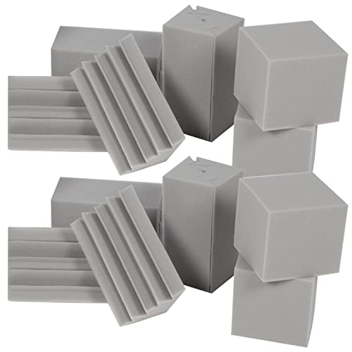 16 paneles Bass Trap para esquinas, absorción de ruido de baja frecuencia miniatura 1