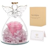 Sacredyna Gifts for Holiday Rose Flower Gifts for Women, Preserved Rose Birthday Gifts for Women Gra