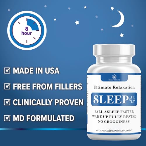 Relaxation Sleep Aid, Natural Non-Habit Forming, Sleep Supplement Developed to Support for Longer & Better Sleep, Chamomile, Magnesium, Melatonin, Ashwagandha, GABA, Drug-Free (120 Count) - Image 7