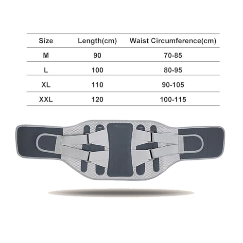 A&X Bravo Back Support Belt Lower Back Pain Relief Back Brace Lumbar Support Belt Adjustable Breathable Lumbar Straps For Men And Women (L) - 2