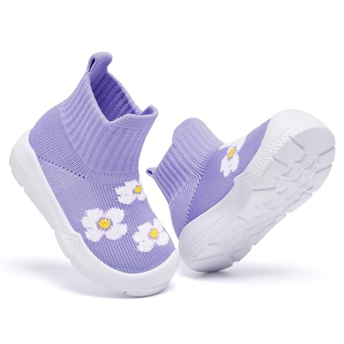 MORENDL Toddler Sock Shoes Baby Walking Shoes Infant Slippers Boys & Girls Non-Slip Sneakers - Thumbnail 5