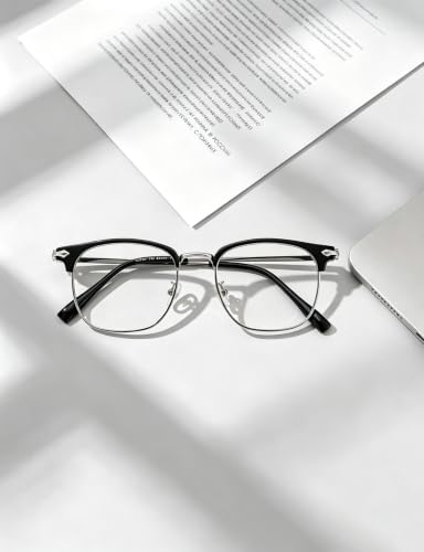 Image of Blue Light Blocking Glasses for Men Anti-Fatigue Computer Monitor Gaming Glasses Prevent Headaches Glasses