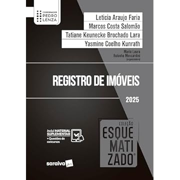 Capa do livro Registro de Imóveis - Coleção Esquematizado - 1ª Edição 2025