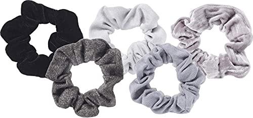 image for Kitsch Assorted Scrunchies - Large Hair Ties and Ponytail Holders | Cu