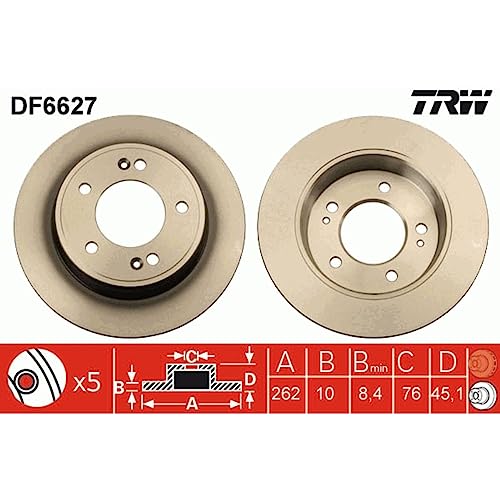 Disque de frein Lucas DF6627 la solution contre les distances d'arrêt longues - 3